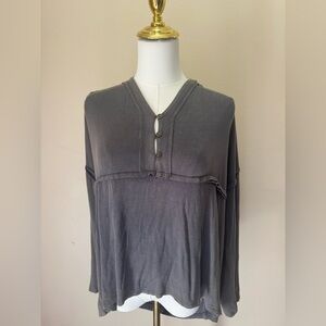 NWOT POL Gray Lightweight Hoodie